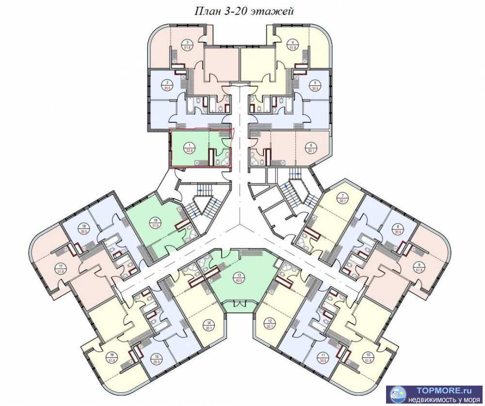 Продам квартиру&nbsp; в одном из лучших районов Сочи - на Мацесте. Низ Мацесты, идеально ровное место, зеленый, тихий... - 1