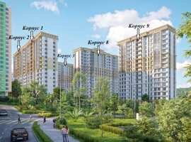 Лот № 161096. Квартира от агенства. Черновая отделка. Вид на горы....