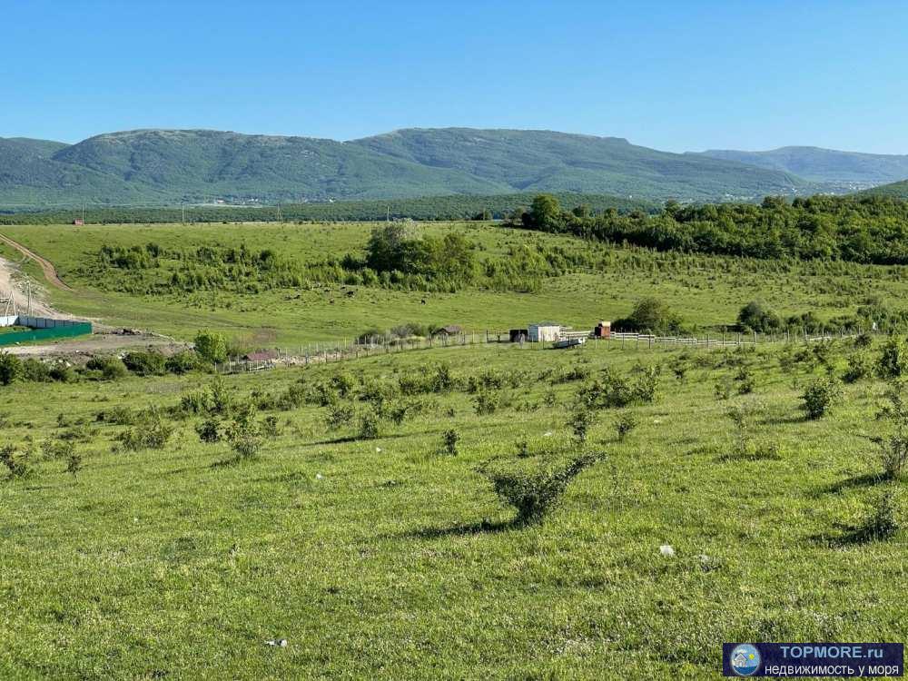 Продажа участка 10 сот. в с. Передовое (Байдарская долина).  Участок практически без уклона,правильной прямоугольной... - 1