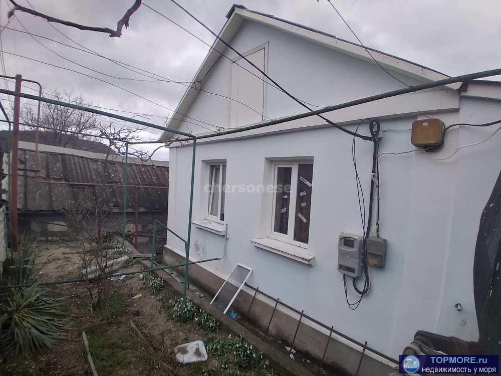 Предлагается к продаже дом 65,6 кв м с видовым участком 7,46 соток ИЖС в тихом зелёном районе города.Инкерман. Дом...