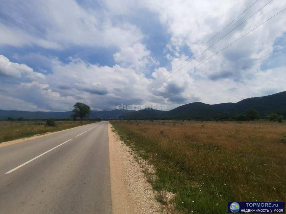 Продажа участка 7,4 га. в селе Широкое. Земля сельскохозяйственного назначения.  Участок правильной формы, ровный.... - 1