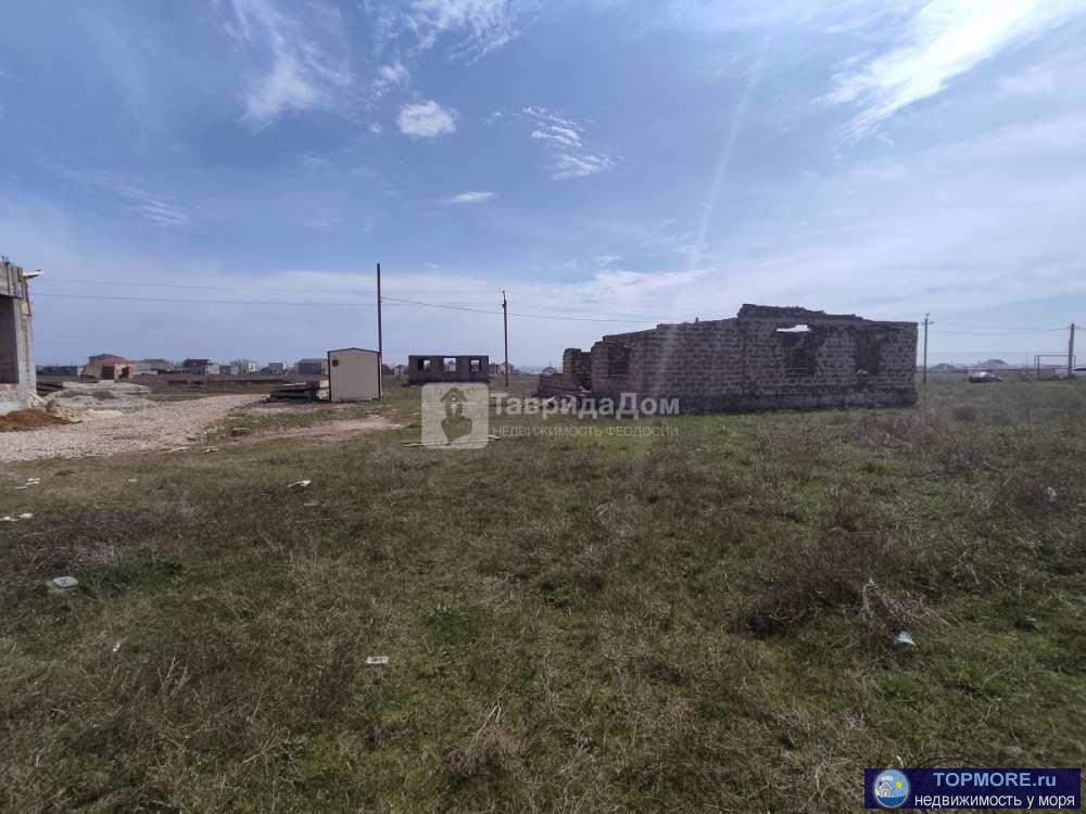 Продам участок 8 соток, Аджиголь ул. Школьная,  г. Феодосия. На участке недострой. По границе участка: газ, вода,... - 2