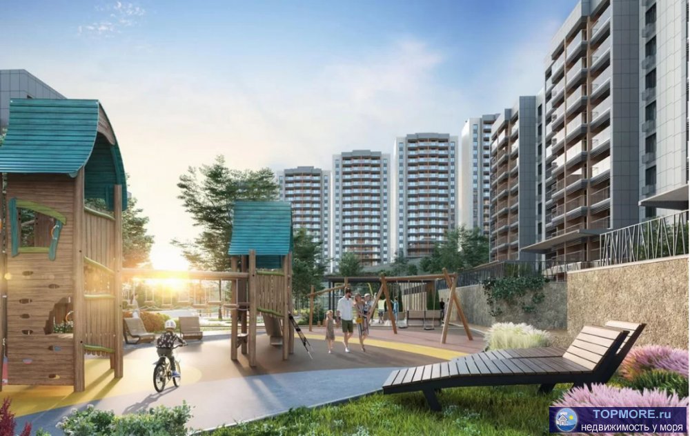 Лот № 161466. Продается отличная студия в жк Горный квартал», 25,3 м2, с балконом.   Жилой многоквартирный дом... - 2