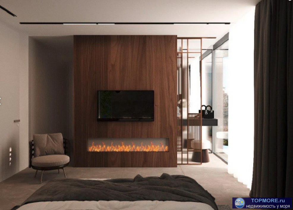 Лот № 156935.  Продаю современный дом в Сочи, в Хостинском районе. Дом площадью 220 кв. м. Шикарнейший вид на море.... - 2