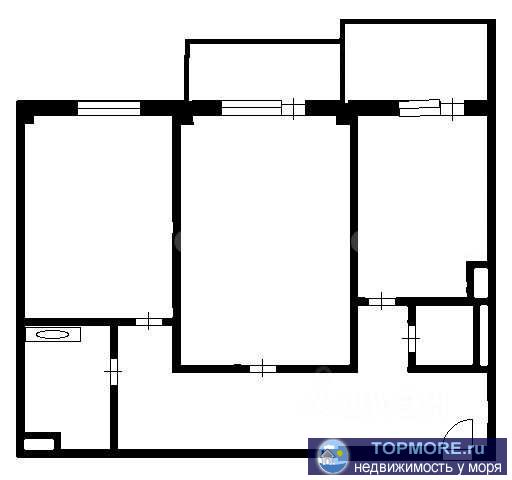 В продаже двухкомнатная квартира с очень привлекательной ценой в самом востребованном районе города Севастополь.... - 1