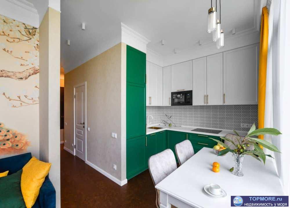 Лот № 165154. Продается евродвушка в Сочи, район Светлана.  Общая площадь - 50 м2. с мебелью и техникой, дизайнерский... - 1