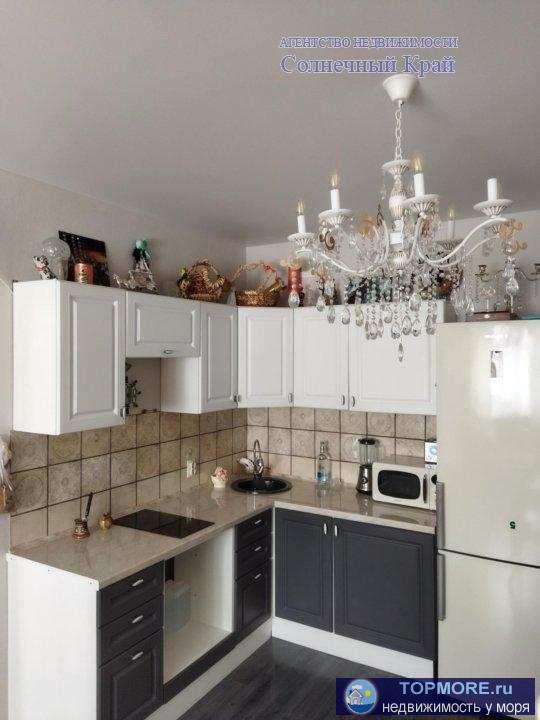 Продаётся видовая (с видом на море) просторная 1-комнатная квартира в Анапе. 56 кв.м. Большая кухня-гостиная 23 кв.м.... - 1