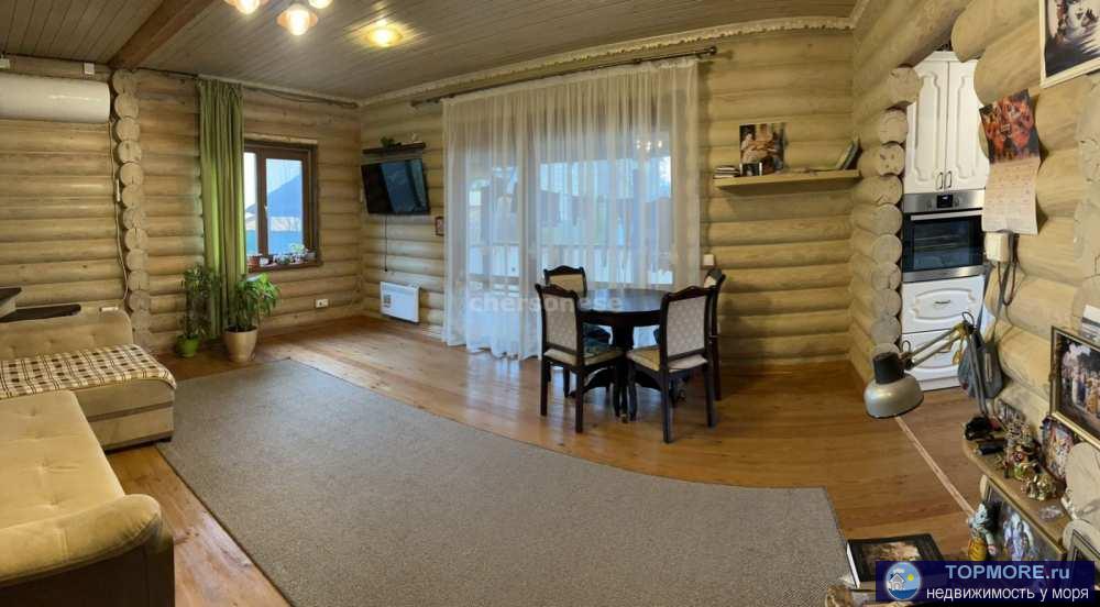 Продается новый красивый просторный дом 120кв.м. из экологичного бревна камерной сушки в удобном районе Фиолента в СТ... - 1