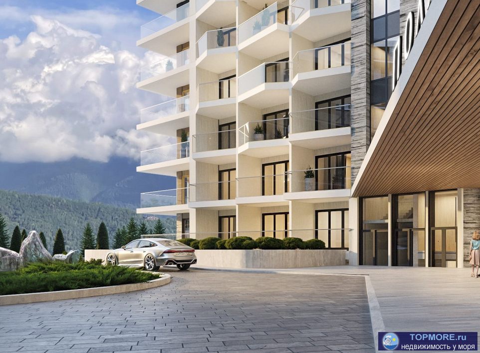 Лот № 166466. В продаже апартаменты класса — премиум. Площадь - 46,3 м2. В состав ак «Поляна Пик» входит два главных... - 2