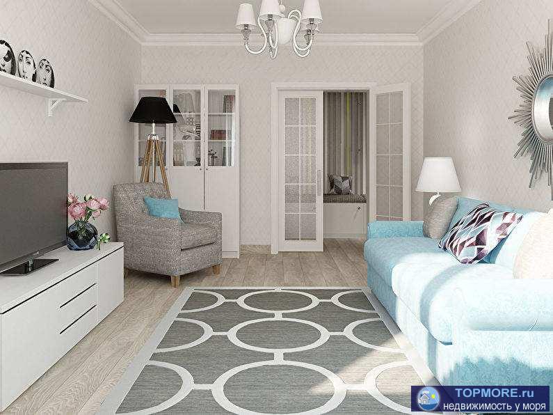 Лот № 166440. Продается просторная 3 комнатная квартира в Раздольном, центральный район Сочи. Общая площадь - 86,7... - 1