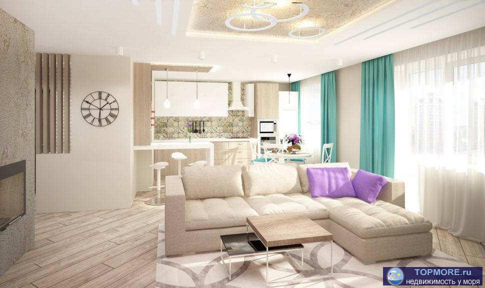 Лот № 166440. Продается просторная 3 комнатная квартира в Раздольном, центральный район Сочи. Общая площадь - 86,7... - 2