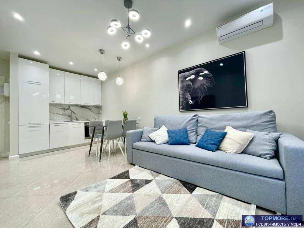 Лот № 166416. Продается видовая квартира в центре Сочи в жк Раз два три.  Квартира общей площадью 36,8м2, расположена... - 1