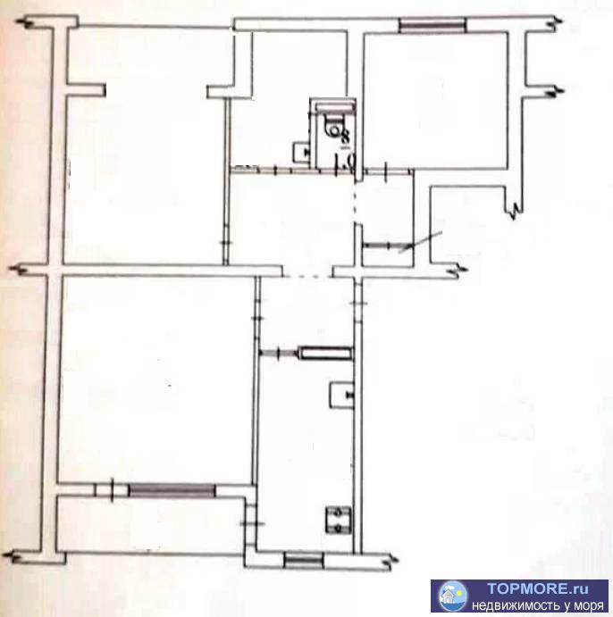 В прямой продаже трёхкомнатная квартира в Гагаринском районе.  Про документы: один взрослый собственник, подходит под... - 1