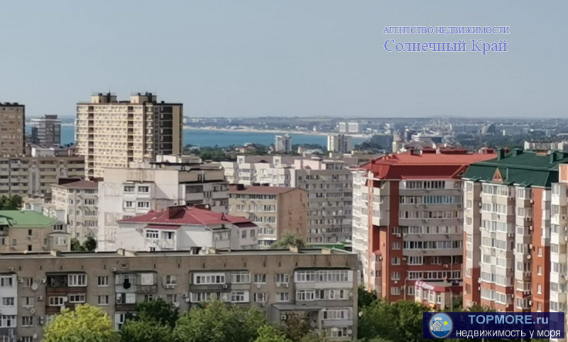 Продаётся 1-комнатная ВИДОВАЯ (с видом на море) квартира в Анапе. 43 кв.м. Качественный ремонт: итальянский...