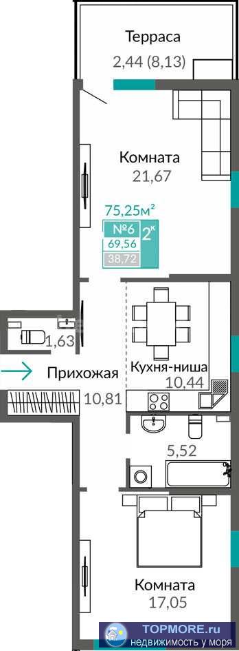 Прекрасные квартиры для жизни и инвестиций!  Жилой квартал «Тюльпаны» — это место притяжения всех поколений....