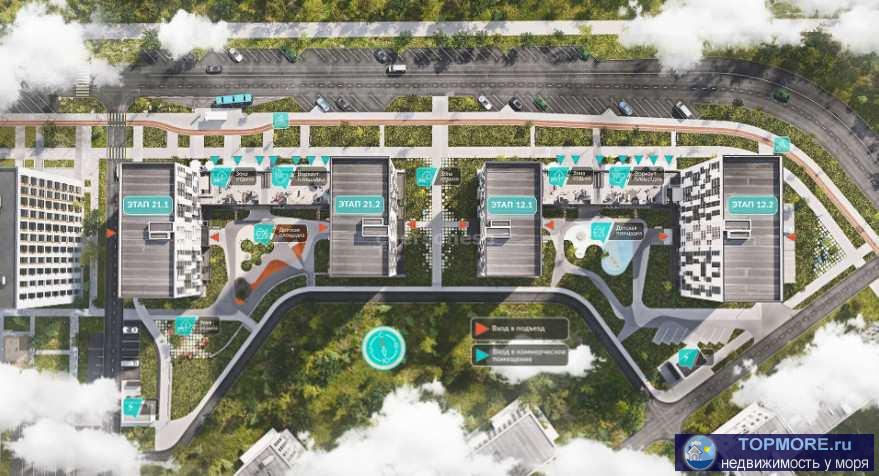 Продается трёхкомнатная квартира в ЖК "Тюльпаны" от надежного застройщика.  Черновая отделка, установлены... - 2