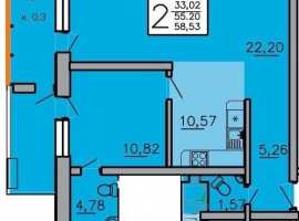 Продаётся ВИДОВАЯ (с видом на море и горы) 2-х комнатная квартира в...