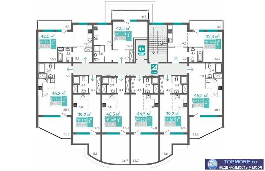 Семейный комплекс апартаментов «Золотые пески» — это уникальный проект, который не имеет аналогов в Крыму по своим... - 1