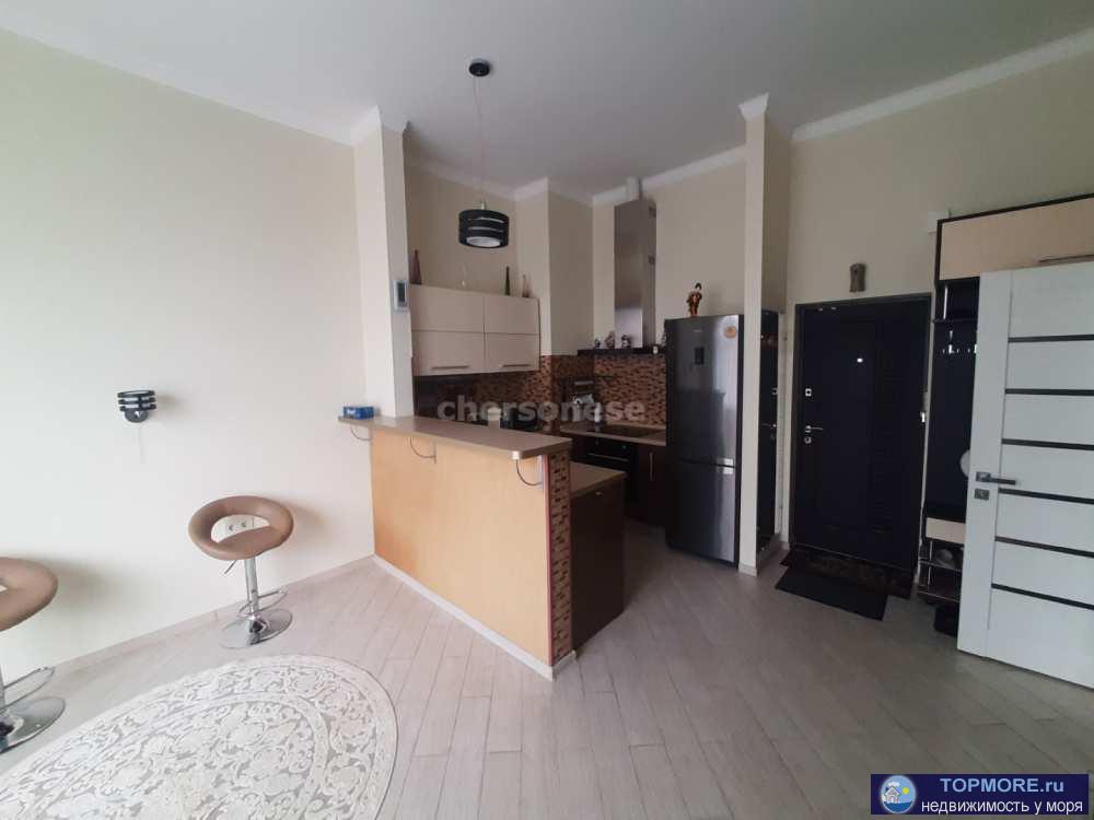 Шикарная квартира студия. 39.5 мк.  Тихий спальный район. новый дом, хорошая транспортная развязка.  коммуникации,... - 1