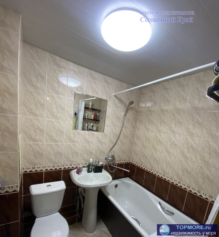 Продаётся 1-комнатная квартира в спальном микрорайоне Анапы 3А. 41 кв.м.  Две  комнаты- 16 кв.м. и 9 кв.м. (кухня... - 1