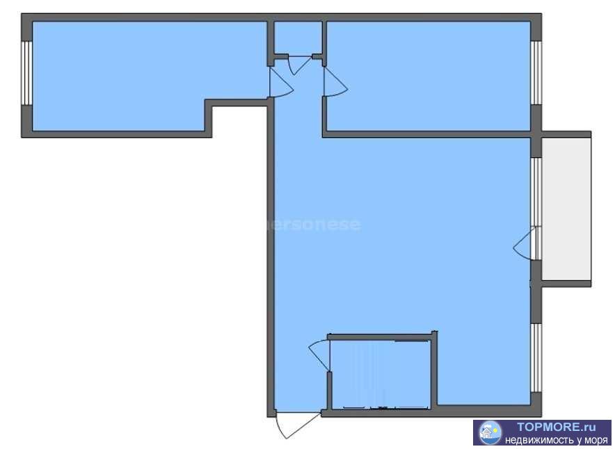 В прямой продаже трёхкомнатная квартира в центре города Севастополь.  Про документы: указываем полную стоимость в... - 2