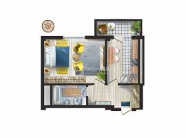 Продам 1 комнатную квартиру в ЖК Уютный, 
47,06 кв.м., 4 этаж 6...