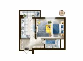 Продам 1 комнатную квартиру в ЖК Уютный, 
46,79 кв.м., 2 этаж 6...