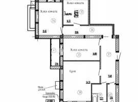 Продам 3 комнатную квартиру 97,85 кв.м., 1/5 
эт., ЖК Образцово,...