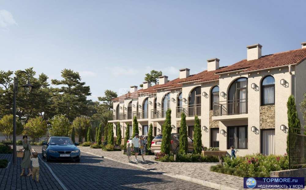 Продам таунхаус 127,77 кв.м., на уч. 199 кв.м.  с видом на море в новом коттеджном поселке у моря 'LA VITA', с.... - 2