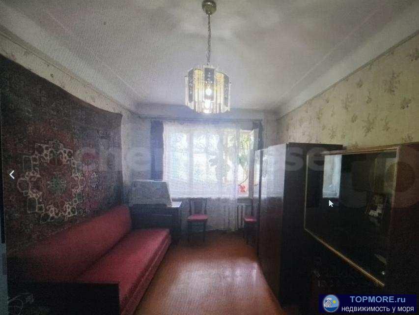 Лот № 73810  В продаже однокомнатная квартира в Инкермане на первом высоком этаже. Общая площадь квартиры 37кв. м.... - 1