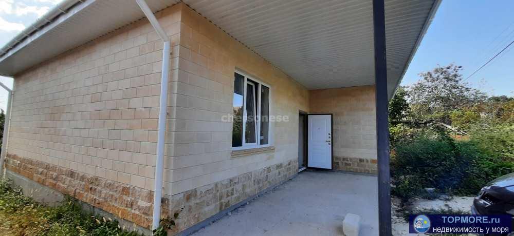 Продается новый каменный дом 92 кв.м. на ровном участке 4 сотки в СТ Морзаводец, Балаклавский р-н.  В доме 3 спальни,... - 1