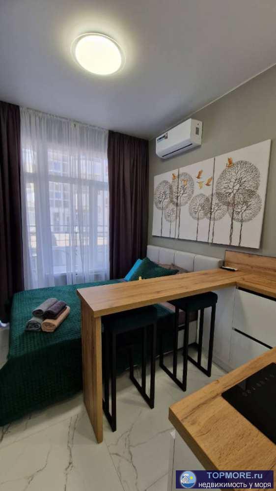 Лот № 174797. Продается студия в Курортном городке. Статус квартира. 18 кв.м. с балконом. Этаж 1 из 3. Закрытая...