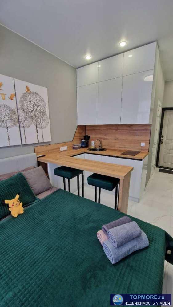 Лот № 174797. Продается студия в Курортном городке. Статус квартира. 18 кв.м. с балконом. Этаж 1 из 3. Закрытая... - 1