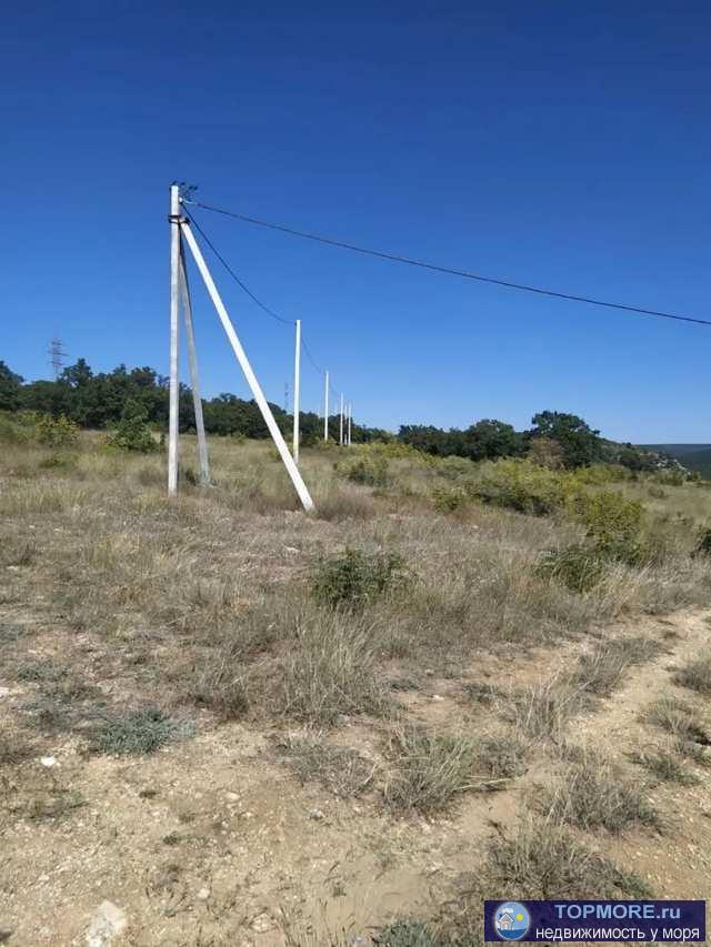 Объект № 74169  Продается видовой участок 10 соток ИЖС.  Есть небольшой уклон  Свет трёхфазный.  Есть возможность... - 1