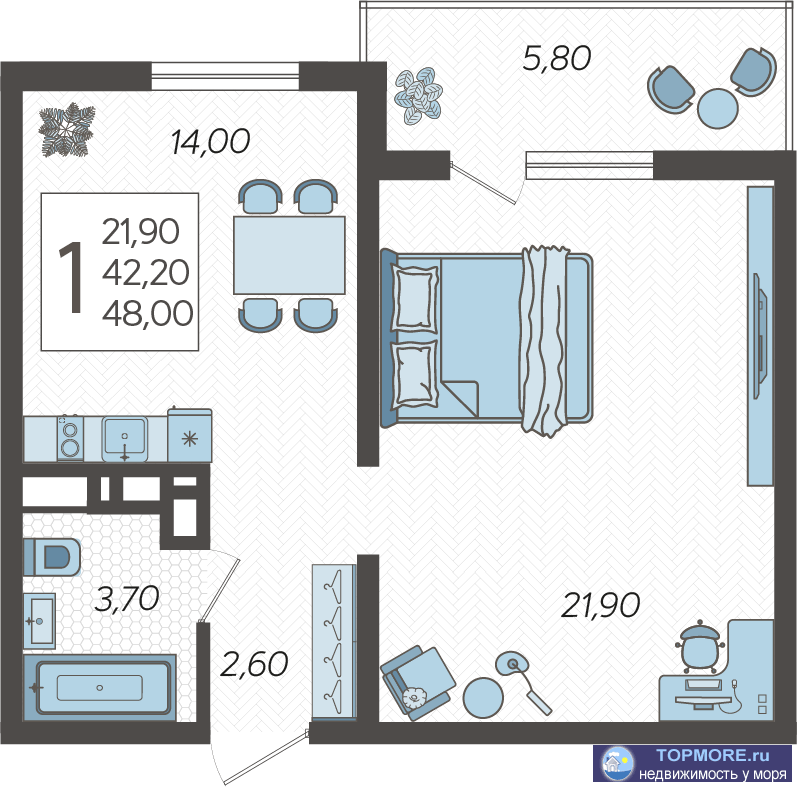 Лот № 175673. «Горный квартал» — мечта о жизни на природе, которая станет реальностью.        Жить в курортной... - 1