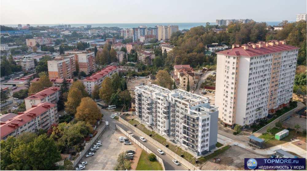 Лот № 176916. жк комфорт-класса построен в с. Орёл-Изумруд (Адлер). Здесь действуют все ключевые инфраструктурные...