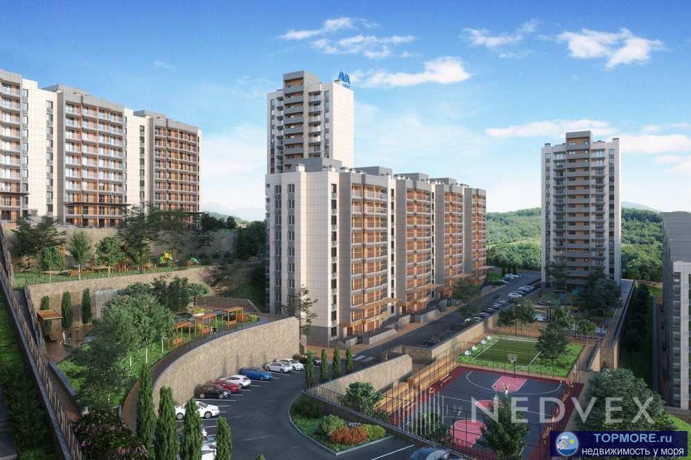 Лот № 177864. Продается двухкомнатная квартира, жк Горный квартал, на территории парк, вид на море и горы, беседки,... - 1