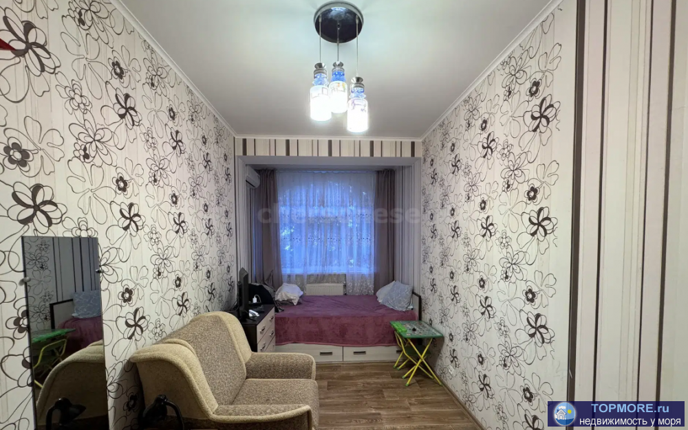 Лот № 74460  Уютная, милая квартира в доме с натурального камня у самого моря!  Преимущества:  - невысокий этаж (дом...