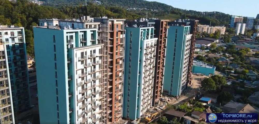 Лот № 181027. Продается уютная квартира в Дагомысе, г. Сочи! Жилой комплекс «Чайные Холмы» окружен зеленью и...