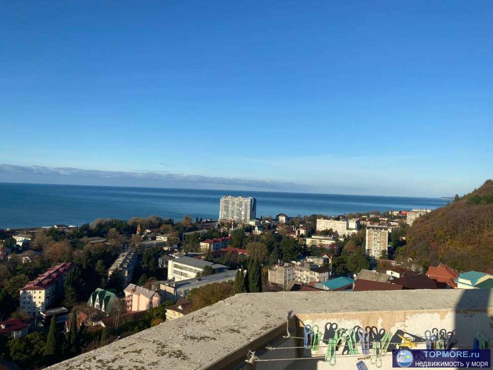 Лот № 184407. В продаже просторная квартира на 12 этаже в Лазаревском районе г. Сочи. Общая площадь - 48 м2.  Из окон... - 1