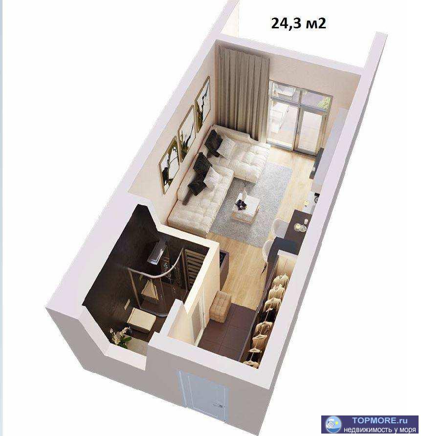 Лот № 186883. Морской Квартал располагается в уютном курортном поселке Вардане, в 800 метрах от чистых морских пляжей... - 1