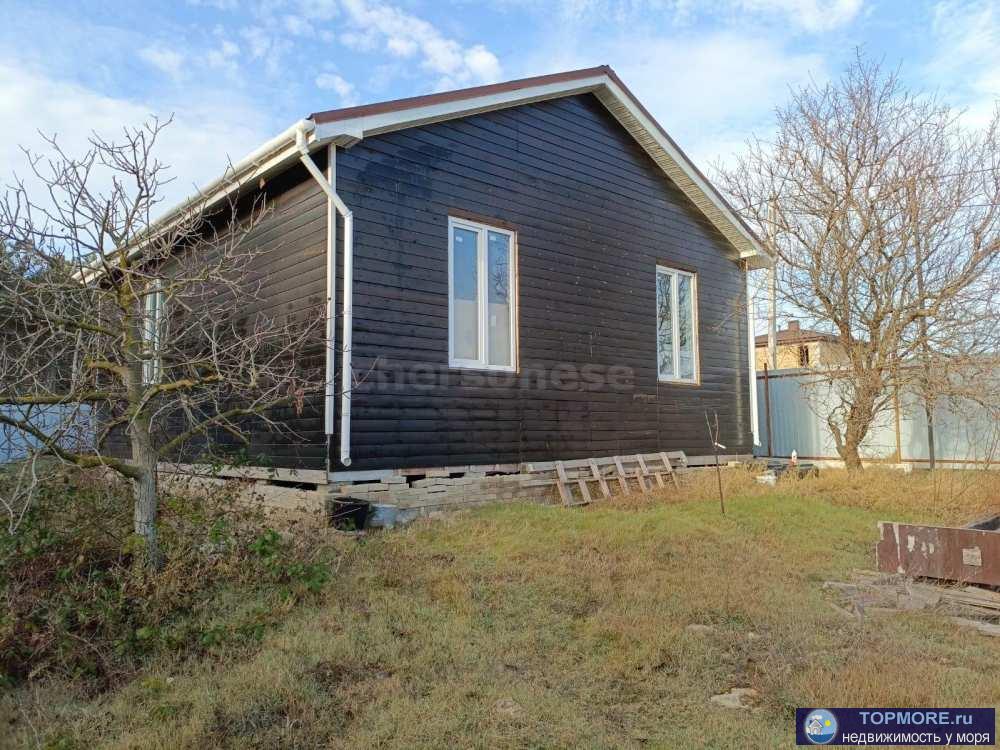 Лот № 75066  Продается новый одноэтажный дом 58 кв.м.  на участке 4 сотки в СНТ Фрегат (Гагаринский округ).  Вблизи...