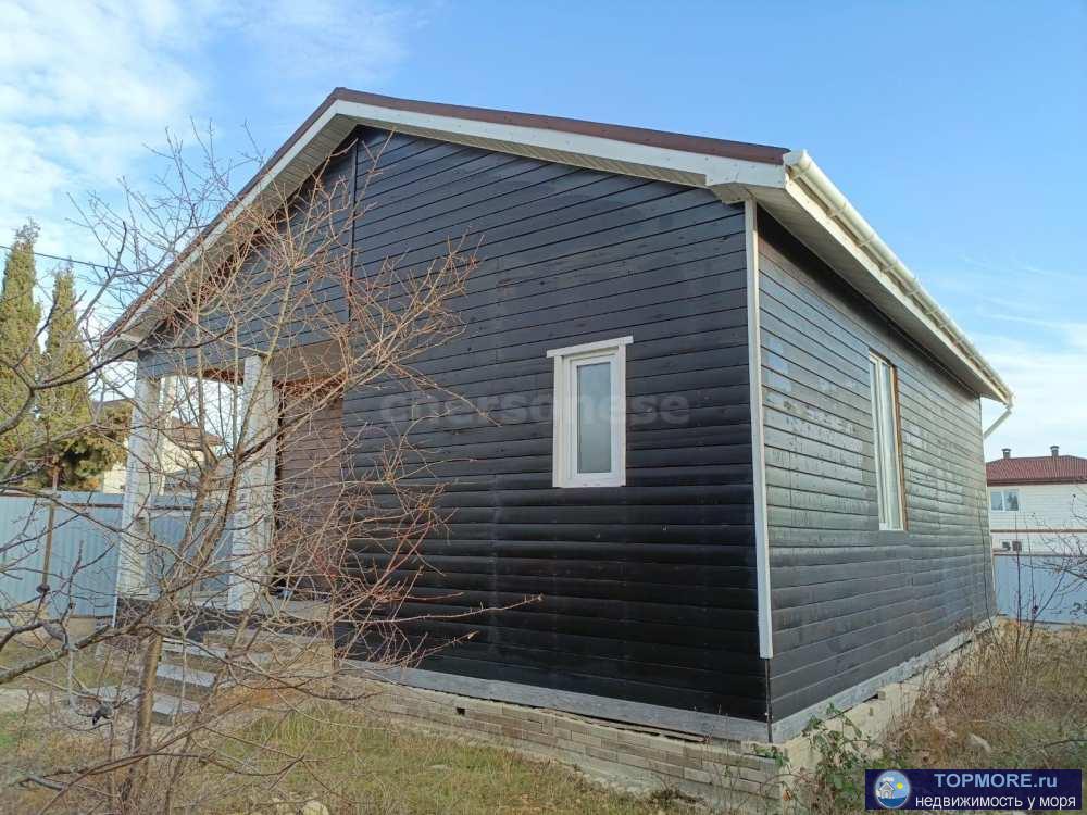 Лот № 75066  Продается новый одноэтажный дом 58 кв.м.  на участке 4 сотки в СНТ Фрегат (Гагаринский округ).  Вблизи... - 2