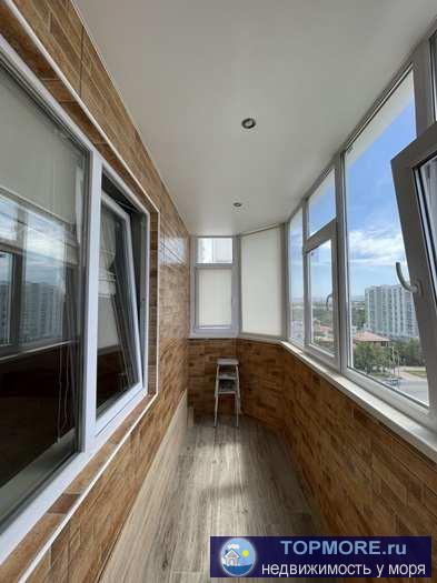 Сдается на длительный период видовая крупногабаритная 1 комнатная квартира в новом доме, Нахимовский район, ул.... - 2