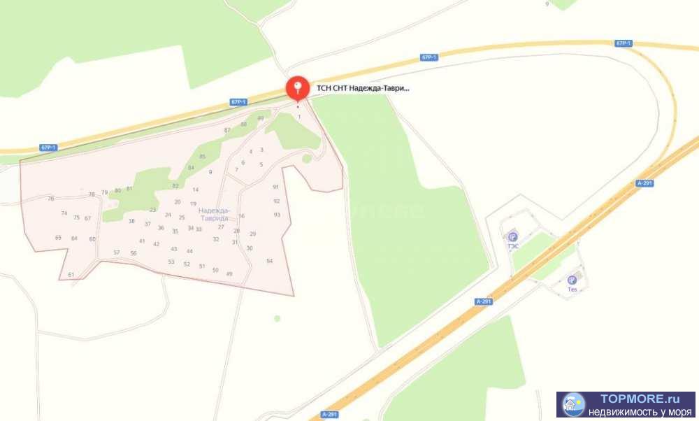 В продаже видовой участок в СТ Надежда, Нахимовский район г. Севастополь.  С участка открывается прекрасный вид на... - 1