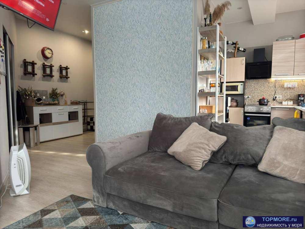 Лот № 187331. Продается 1 комнатная квартира в Адлере. 1 комната и большая кухня- гостиная. Площадь 44,3 кв.м. 2... - 1