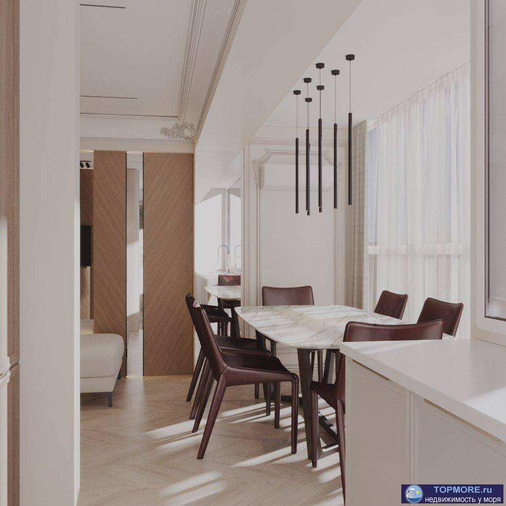 Лот № 188106. Предлагаем к продаже стильную трёхкомнатную квартиру площадью 95 м² на 7 этаже в уникальном жилом...