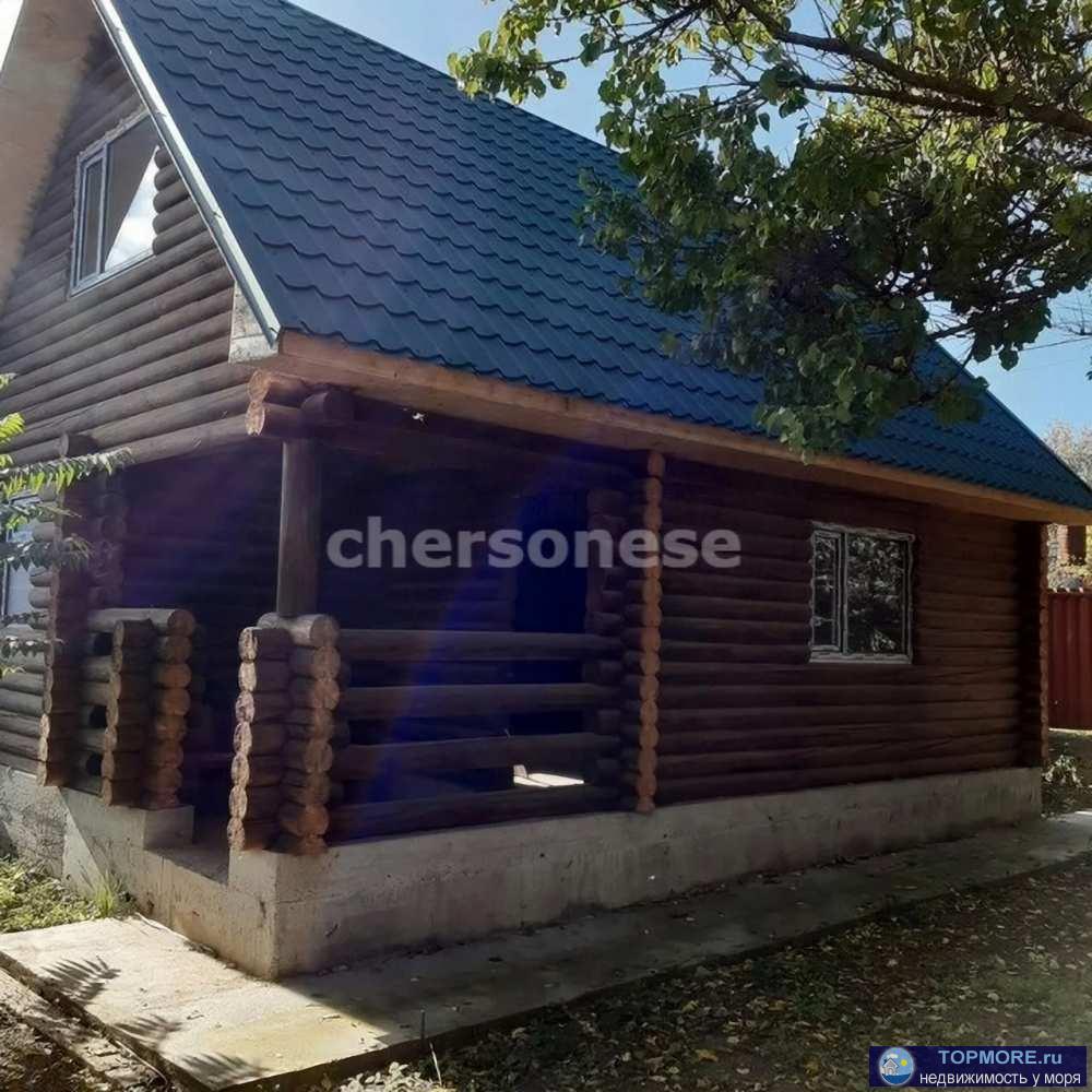 Продается дом (сруб) 96 м2. Участок 3 сотки, ровный.  Хорошие подъездные пути. Асфальт почти до участка.  Растут... - 1