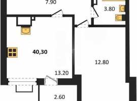 Жилой комплекс в районе Гагаринском Севастополя близко к морю и...
