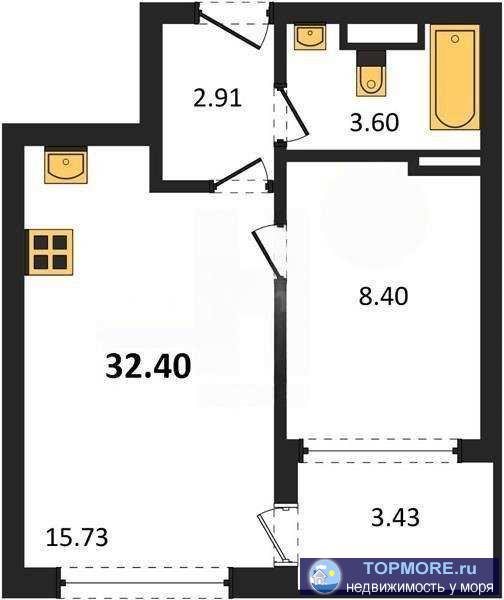Жилой комплекс на берегу бухты Омега в Севастополе сочетает природу и комфорт. Современный пляж рядом. Архитектура в...